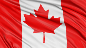 3D Canada Flag